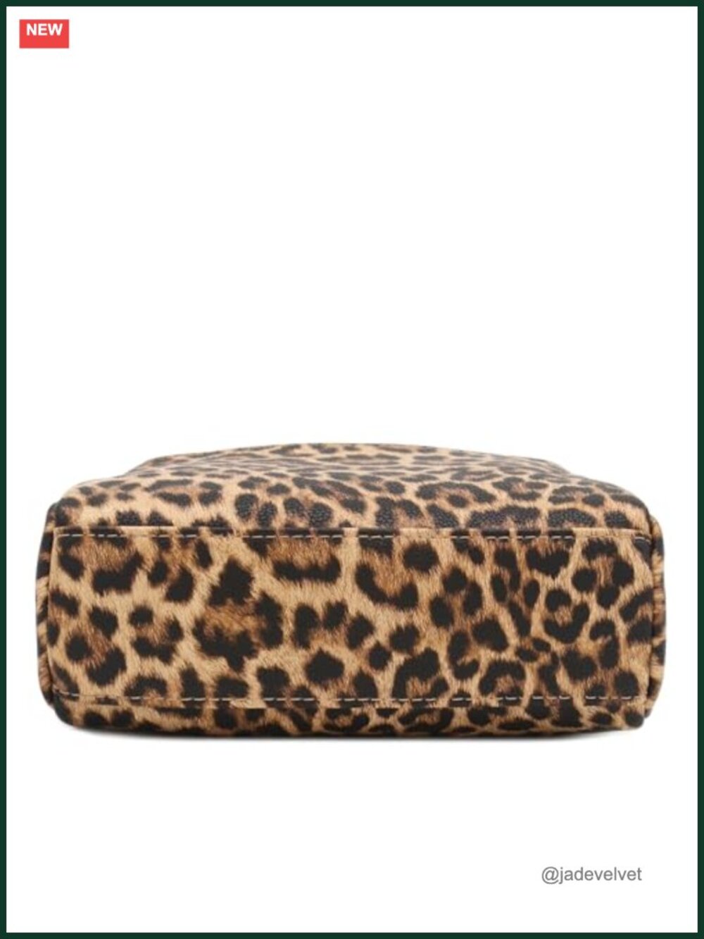 Animal Print Faux Leather Triple Zip Small Crossbody Bag - Picture 3 of 6